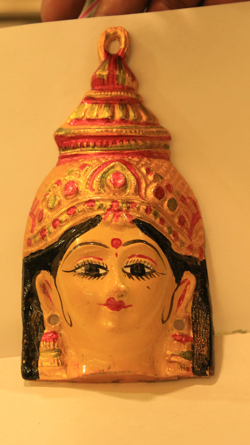 Ammavaru Face Aluminium With Color Painting - 300gms